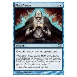  Magic the Gathering   Flashfreeze   Tenth Edition Toys & Games