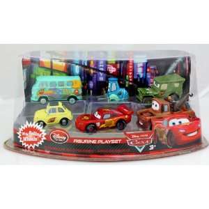  Disney Cars World Grand Prix Figurine Set Toys & Games