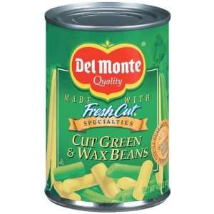 Del Monte Beans Cut Green & Wax   12 Grocery & Gourmet Food