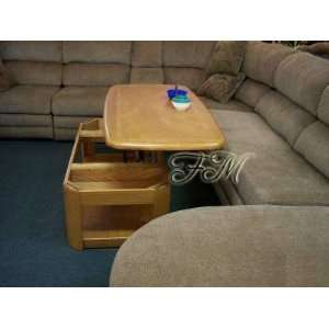    Golden Oak Finish Coffee Table w/ Lift up Top
