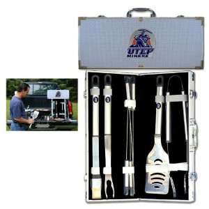 UTEP Miners NCAA Barbeque Utensil Set w/Case (8 Pc.)