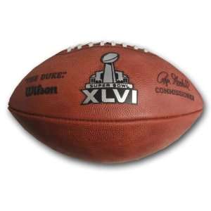 Wilson Super Bowl 46 Official Game Football (with Teams)  
