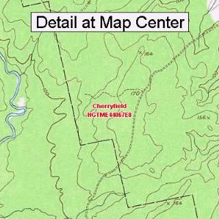   Map   Cherryfield, Maine (Folded/Waterproof)