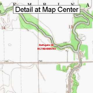   Map   Bathgate NE, North Dakota (Folded/Waterproof)