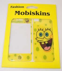 SpongeBob Skin Sticker Protector For iPhone 4 4G  