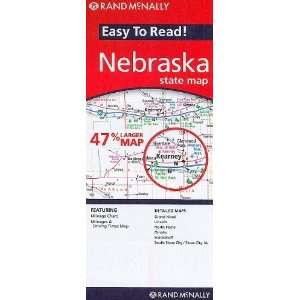  to Read Nebraska State Map [Map] Rand McNally and Company Books