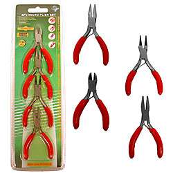 Professional 4 piece Set of Micro Pliers  