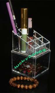 Acrylic Cosmetic Organizer Makeup case Lip stick/Liner pencils Holder 