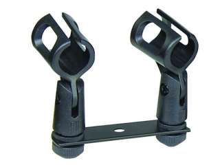 Double Mic Holder clip for Microphone Stand A52  