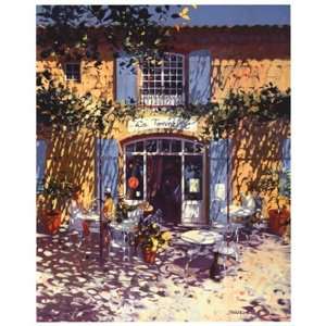 La Terrasse de Cafe by Laurent Parcelier 25x31