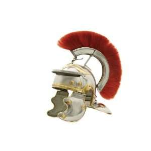  Szco Supplies Red Crest Roman Centurion Helmet