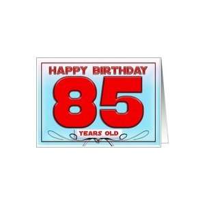  Happy birthday   85 years old Card Toys & Games