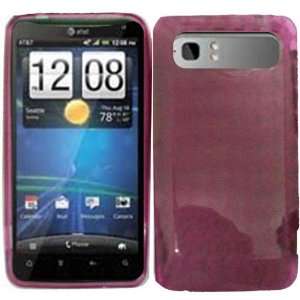  Hot Pink TPU Case Cover for HTC Vivid Cell Phones & Accessories