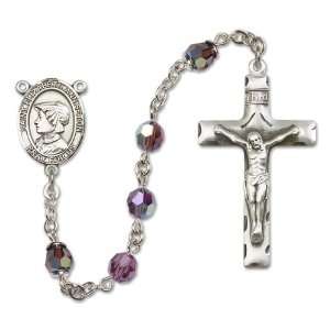  St. Elizabeth Ann Seton Amethyst Rosary Jewelry