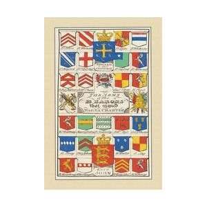  The Arms of the Magna Charter Barons 12x18 Giclee on 