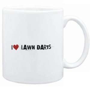  Mug White  Lawn Darts I LOVE Lawn Darts URBAN STYLE 