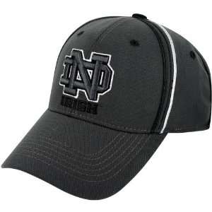 Top of the World Notre Dame Fighting Irish Charcoal Jockman 1Fit Hat 