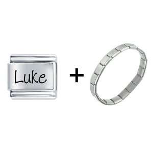  Pugster Name Luke Italian Charm Pugster Jewelry