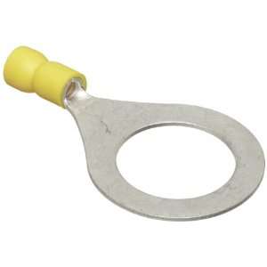 Morris Products 10078 Ring Terminal, Vinyl Insulated, Yellow, 12 10 