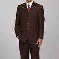Ferrecci Mens Brown 6 button Suit Today 