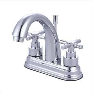 Elements of Design ES8615EX Twin Brass Handle 4 Bathroom Faucet, 4 1 