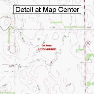   Map   De Smet, South Dakota (Folded/Waterproof)