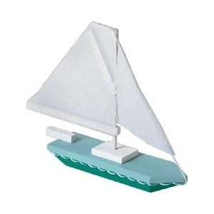  Darice Wood Model Kit Sailboat 9169 04; 6 Items/Order 