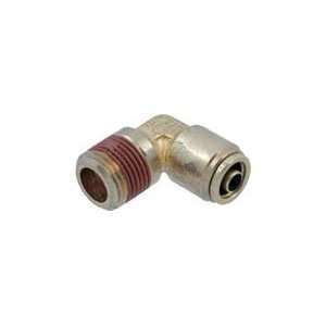 Push To Connect Air Brake Fittings, 90 Deg. Male Elbow, Pipe Size 3/8