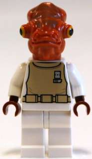 LEGO Star Wars Admiral Ackbar Minifig Minifigure  