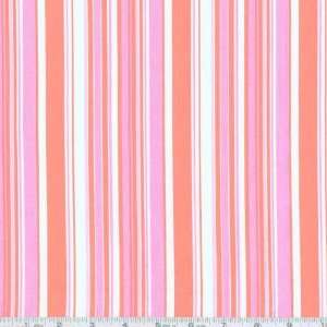Wide Pretty Please Pinwheel Stripe Pink Fabric By The Yard jennifer 