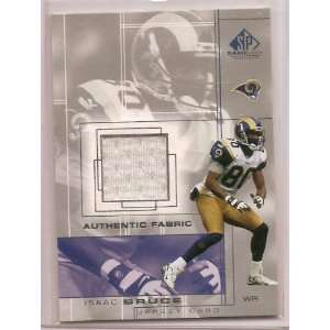   Game used Authentic Fabric Isaac Bruce Game Used Card 