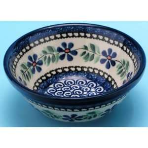  Polish Pottery Small Cereal Bowl 2 1/4 H x 5 1/2 