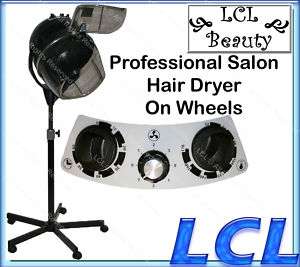 BRAND NEW PROFESSIONAL HOODED HAIR DRYER ON WHEELS STAND BEAUTY SALON 