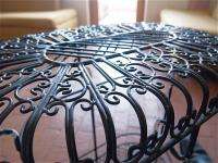 Wrought Iron Table Plant Stand  
