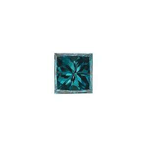  0.94 Cts of Blue Diamond ( Princess   VS ) Jewelry