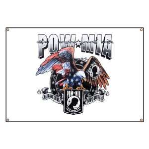  Banner POWMIA All Gave Some Some Gave All Eagle 
