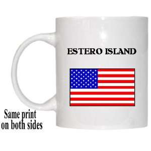  US Flag   Estero Island, Florida (FL) Mug Everything 