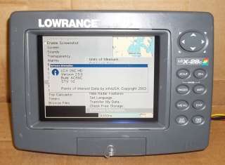 You are bidding on a Lowrance LCX 28c HD Fishfinder GPS Receiver