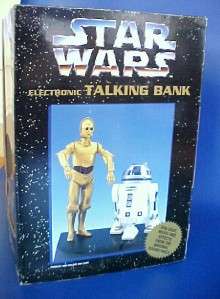 Star Wars Electronic Talking Bank R2 D2 and 3CPO Animated  