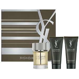  Yves Saint Laurent LHomme Gift Set Fragrance Beauty