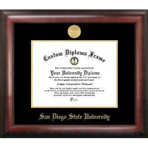 San Diego State University Gold Embossed Diploma Frame  