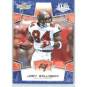  Bowl XLIII Blue Border # 305 Joey Galloway   Tampa Bay Buccaneers 