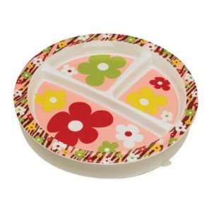  Kids Divided Suction Plate Forest Flowers Baby