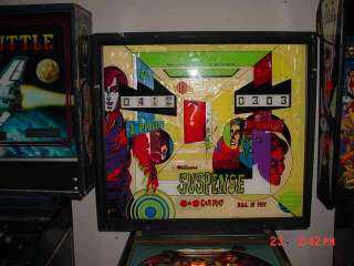   PINBALL MACHINE. EM STYLE. HAS 4 FLIPPERS & ROULETTE WHEEL  