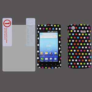 Samsung Captivate I897 Premium Design Rainbow Dots Hard Protector Case 