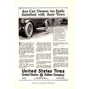  1920 Ad United States Tires United States Rubber Company 