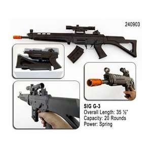   Sig Sauer 550 Assault Rifle FPS 150, Open Stock, Scope Airsoft Gun