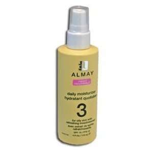 Almay Daily Moisturizer for Oily Skin with Meadowsweet & SPF 15, 4oz 