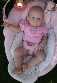 CUDDLES BY DONNA RUBERT~HAPPY~BIG BABY (9 MONTHS) REBORN BABY DOLL KIT 