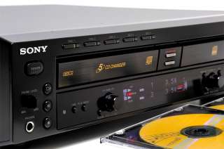 The Sony RCDW500C CD Recorder and 5 Disc Player lets you make your own 